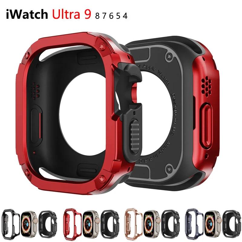 ġ ø 9, 8, 7, SE, 6, 5/4 Ʈ, 41mm, 45mm, 40mm, 44mm, 49mm, TPU + PC   ȣ , ̿ġ ̽, 2 in 1